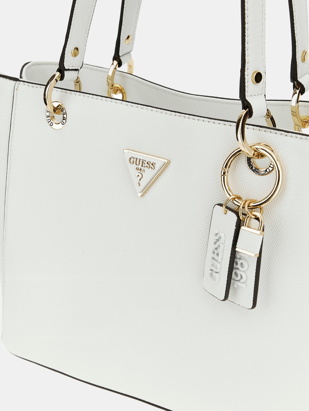 Noelle Saffiano leather shopper