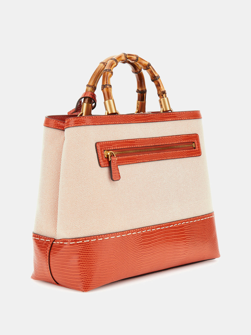 Zabry handbag with croc-print details