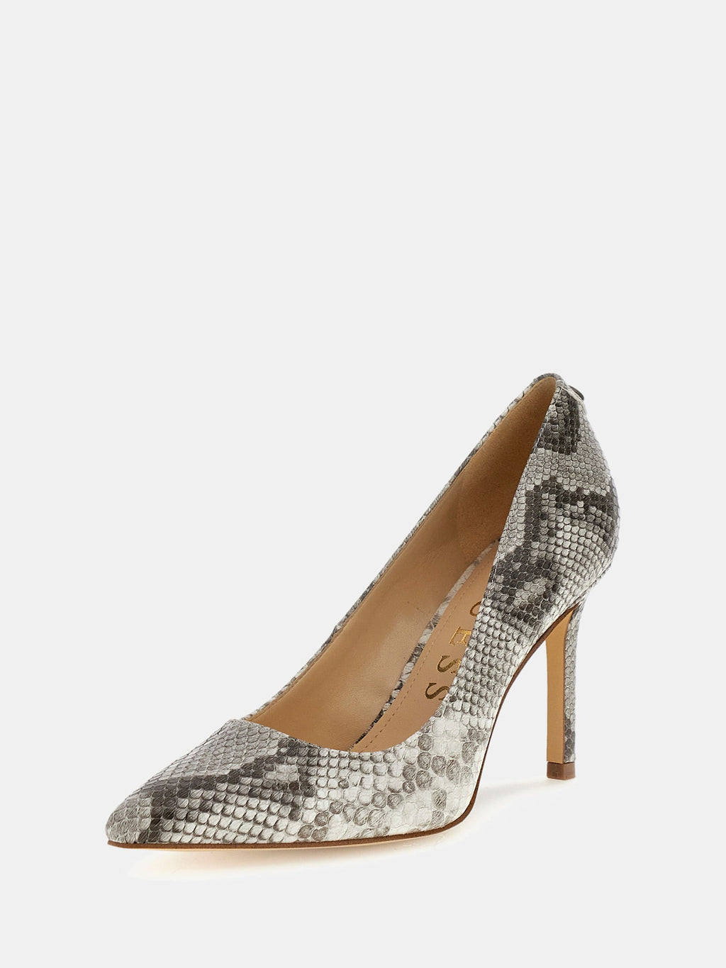 Dabbey Python-Print Court Shoe