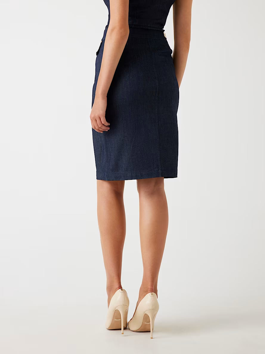 Marciano denim pencil skirt