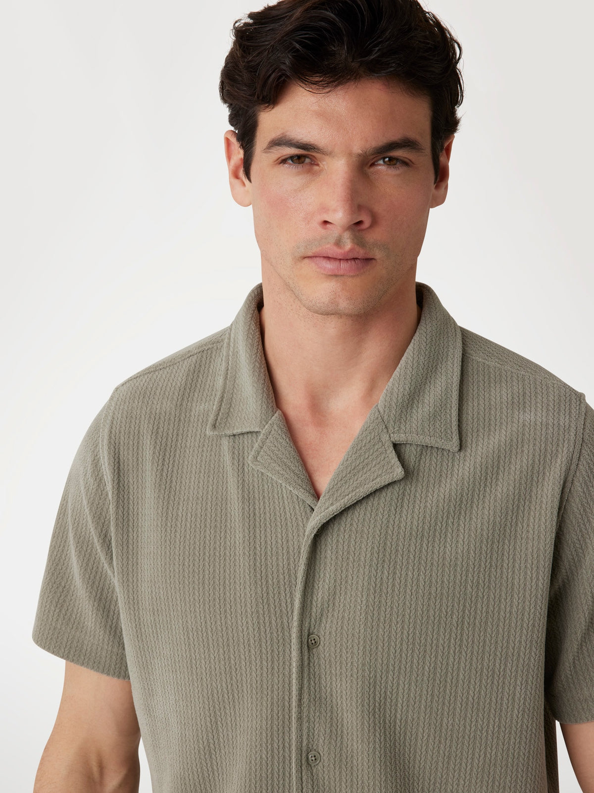 Textured knit shirt