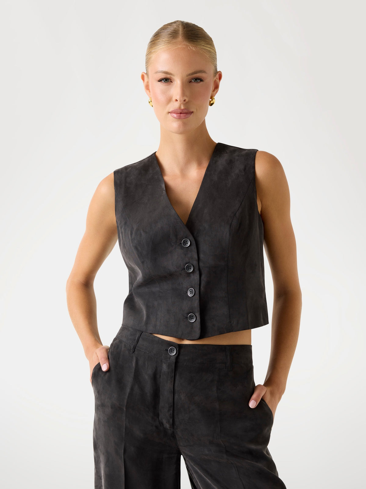 Twill vest