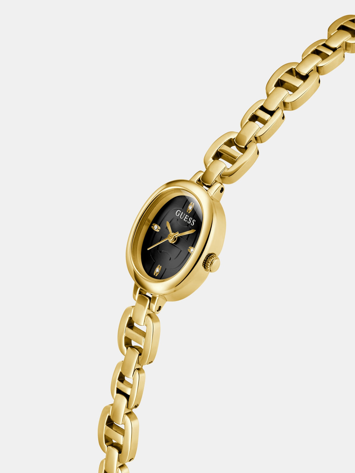 Recycled steel analogue watch 20,5 mm