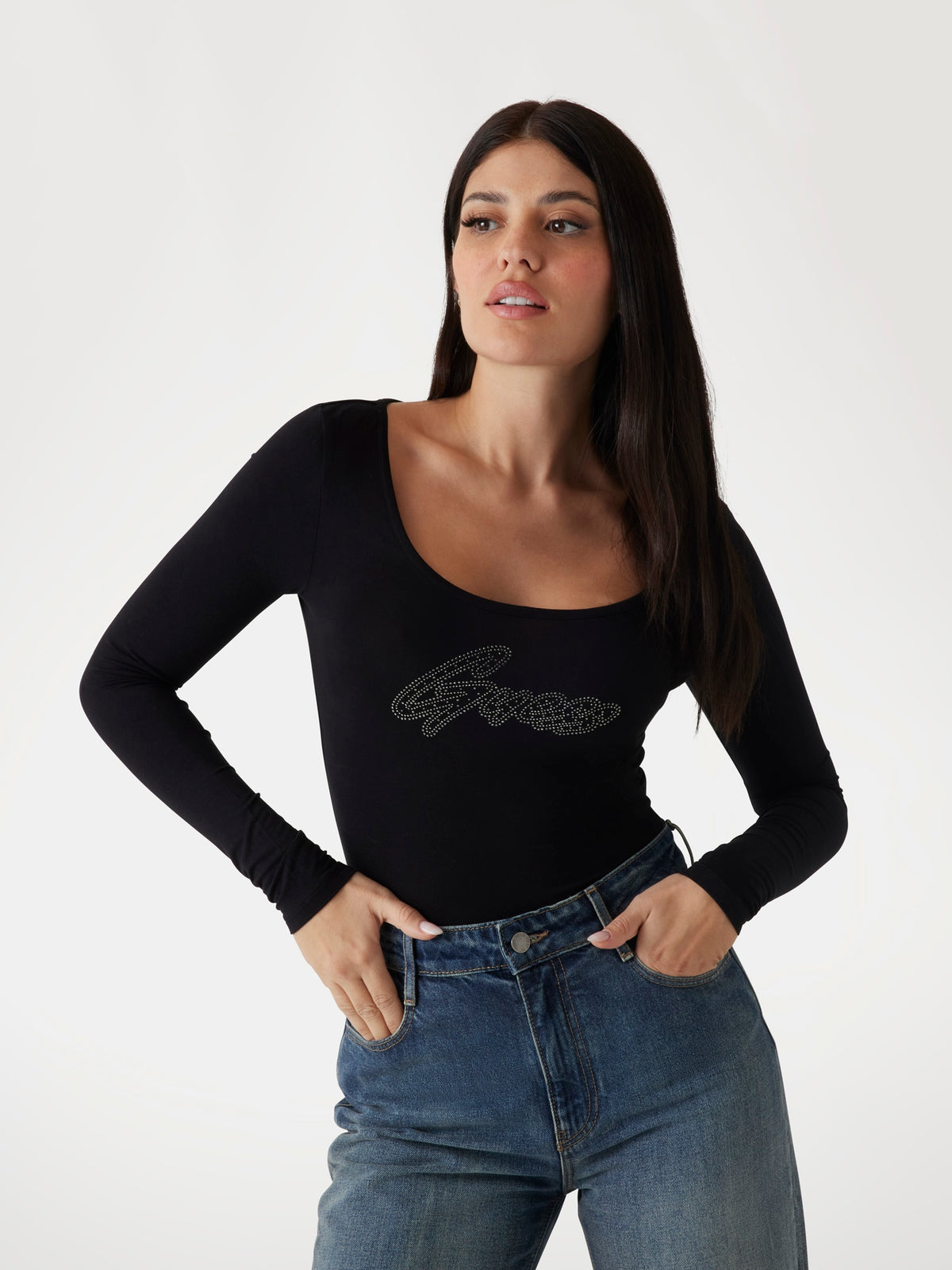 Front logo bodysuit
