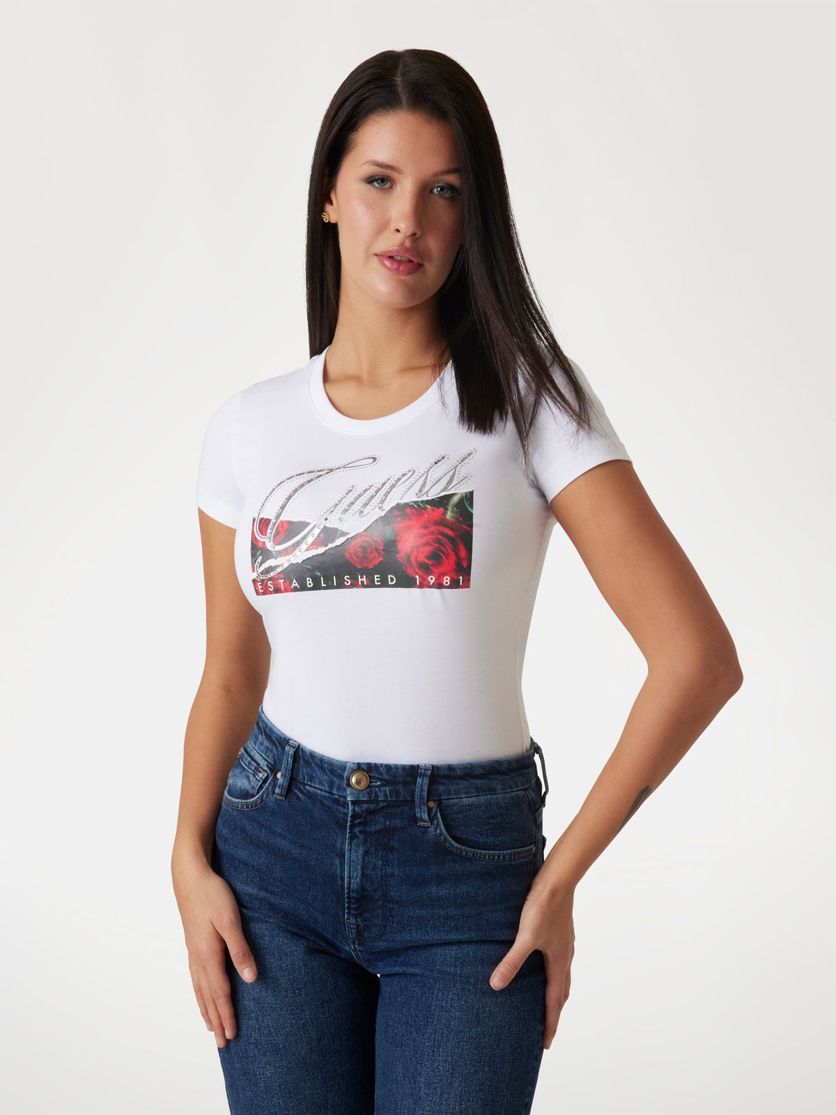Floral print T-shirt