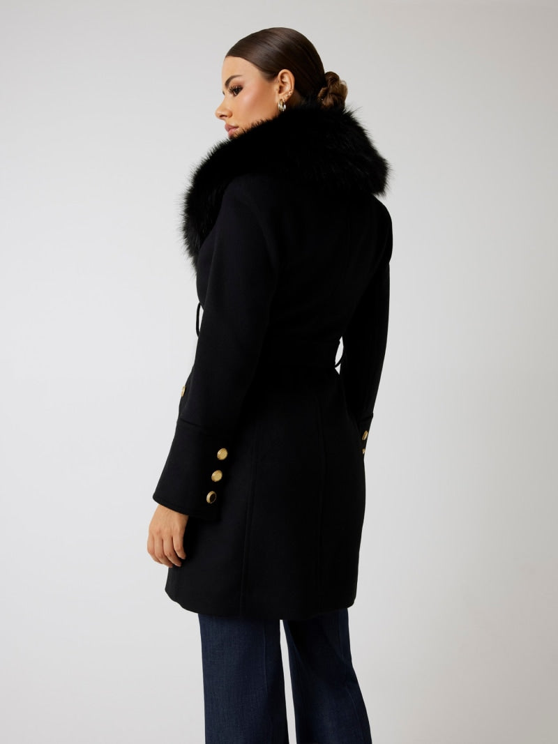 Marciano wool-blend midi coat