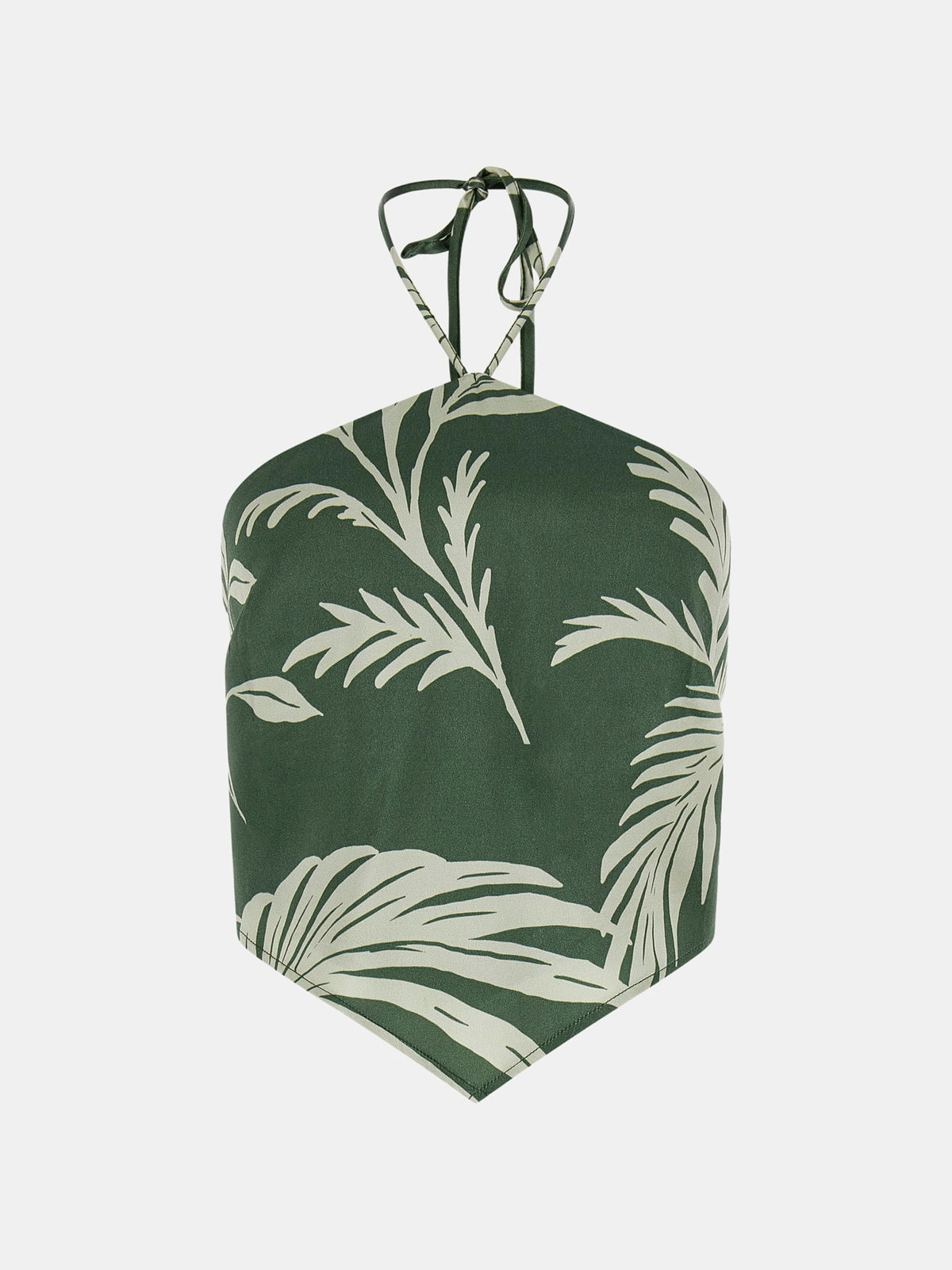 Satin halter top
