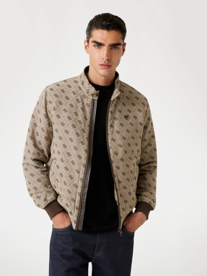 Jacquard 4G logo jacket