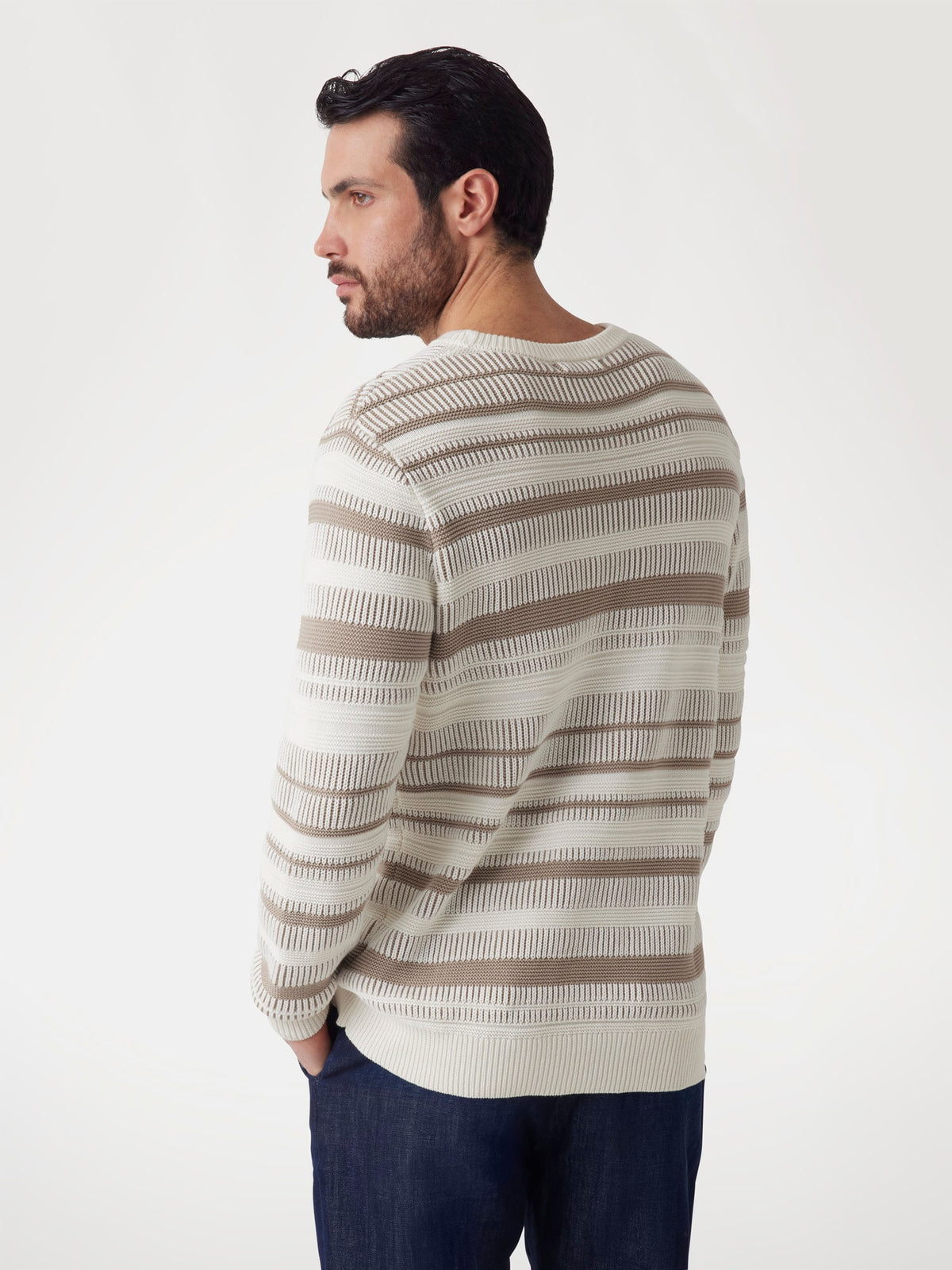 Regular-fit striped sweater