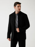 Wool-blend blazer