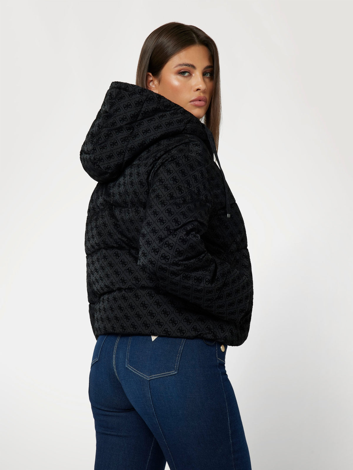 4G logo puffer