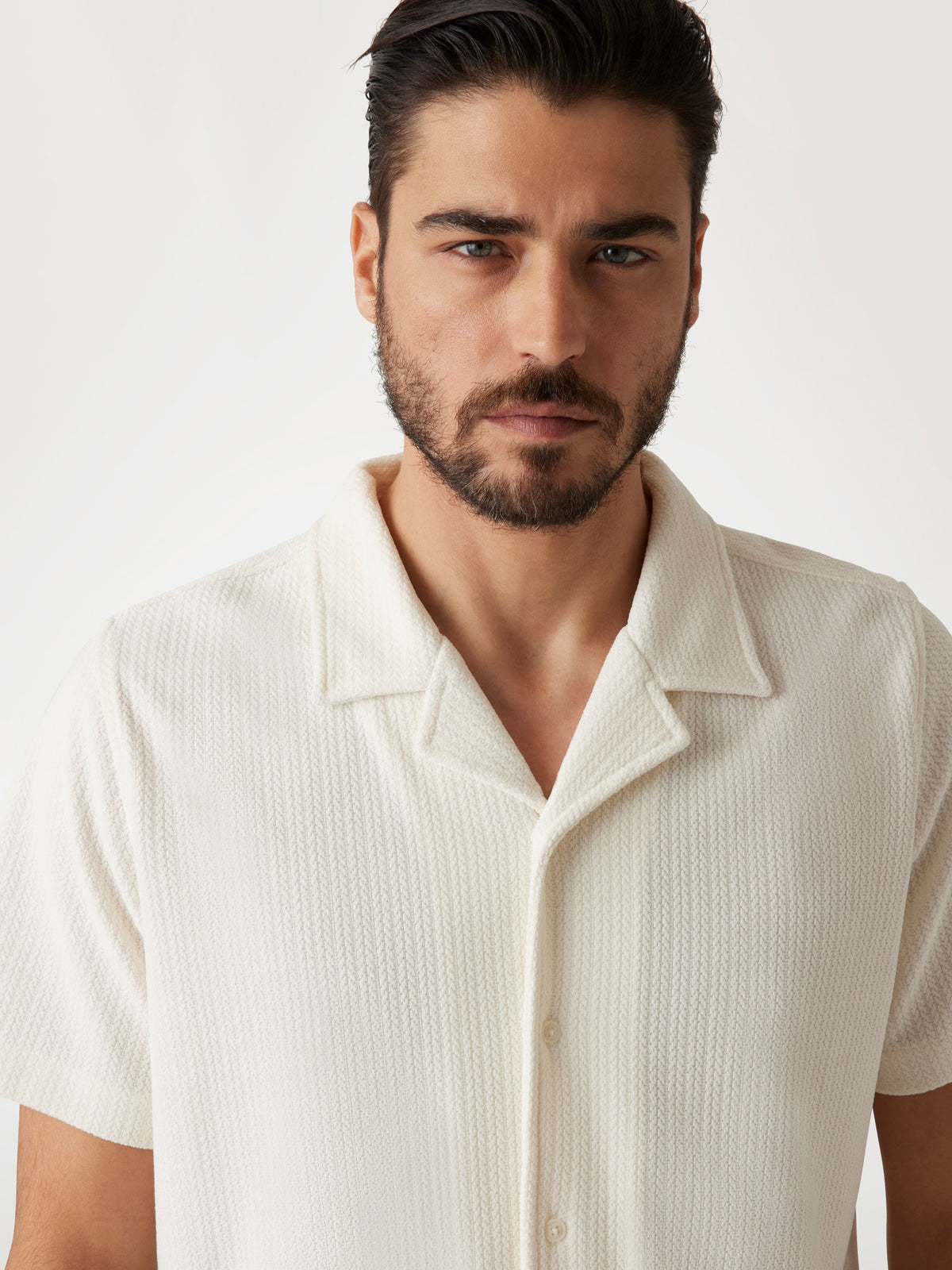 Textured knit shirt