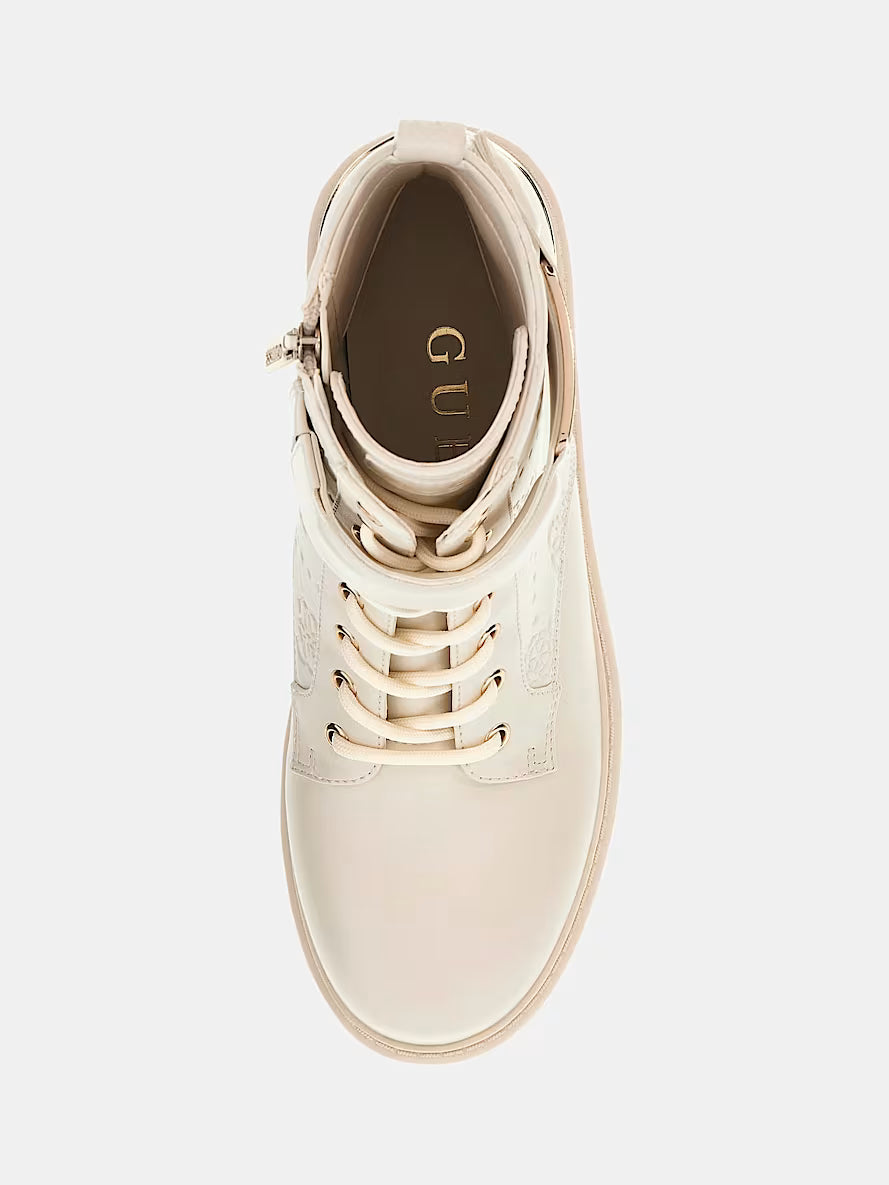 Oranda 4G Peony Logo Combat Boot