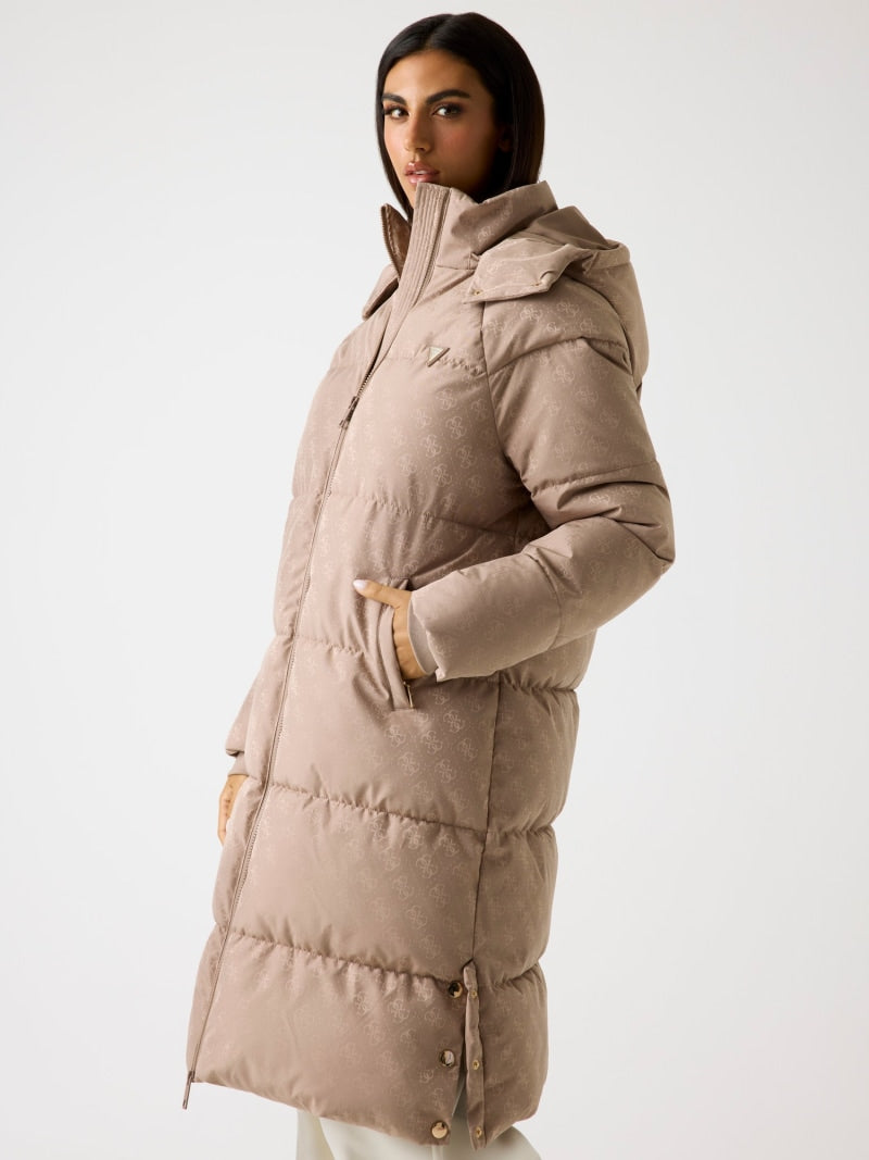4G long puffer jacket