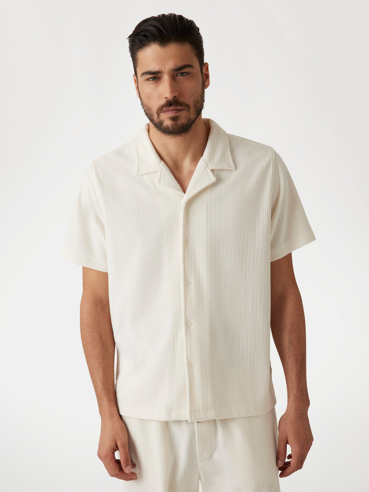 Textured knit shirt