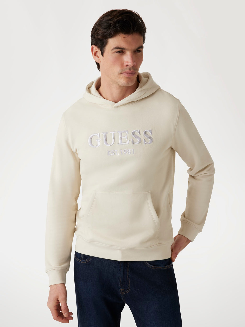 Terry logo hoodie sweatshirt
