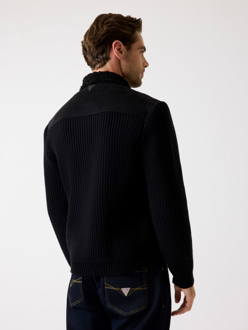 Faux-suede jacket