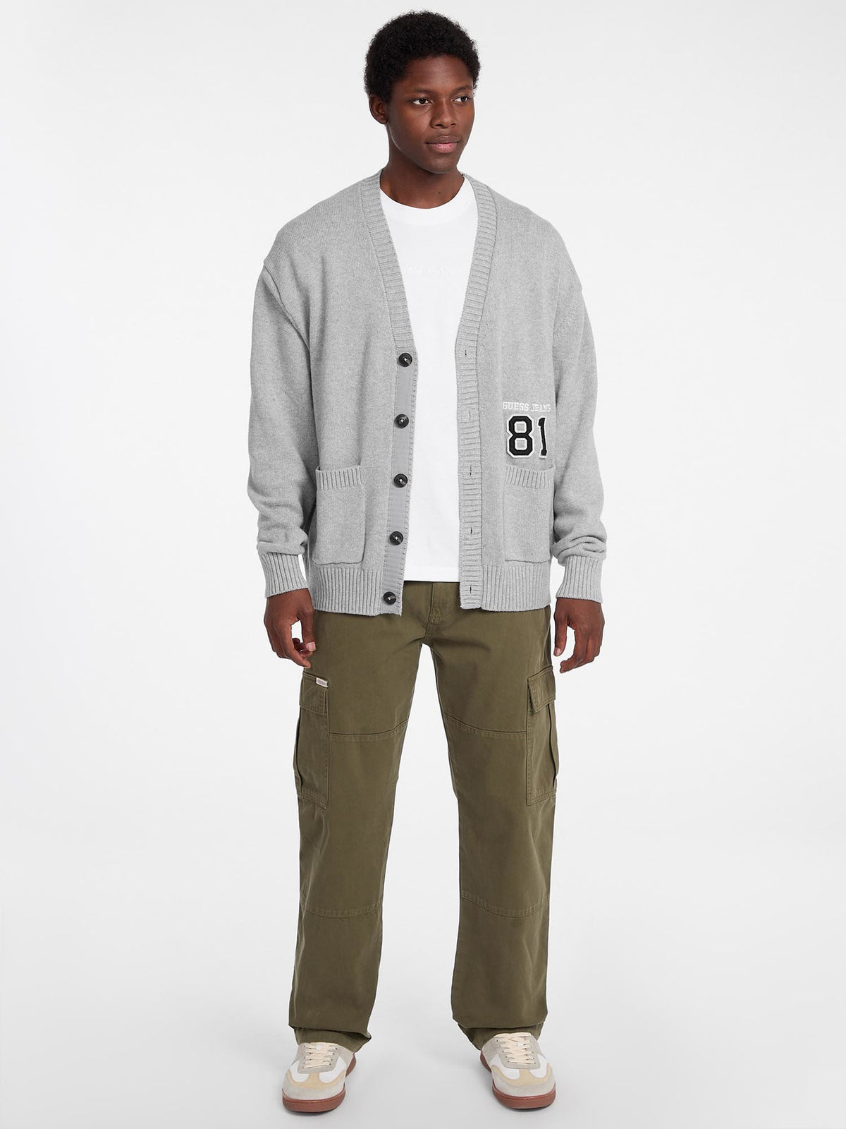 Patch Cardigan