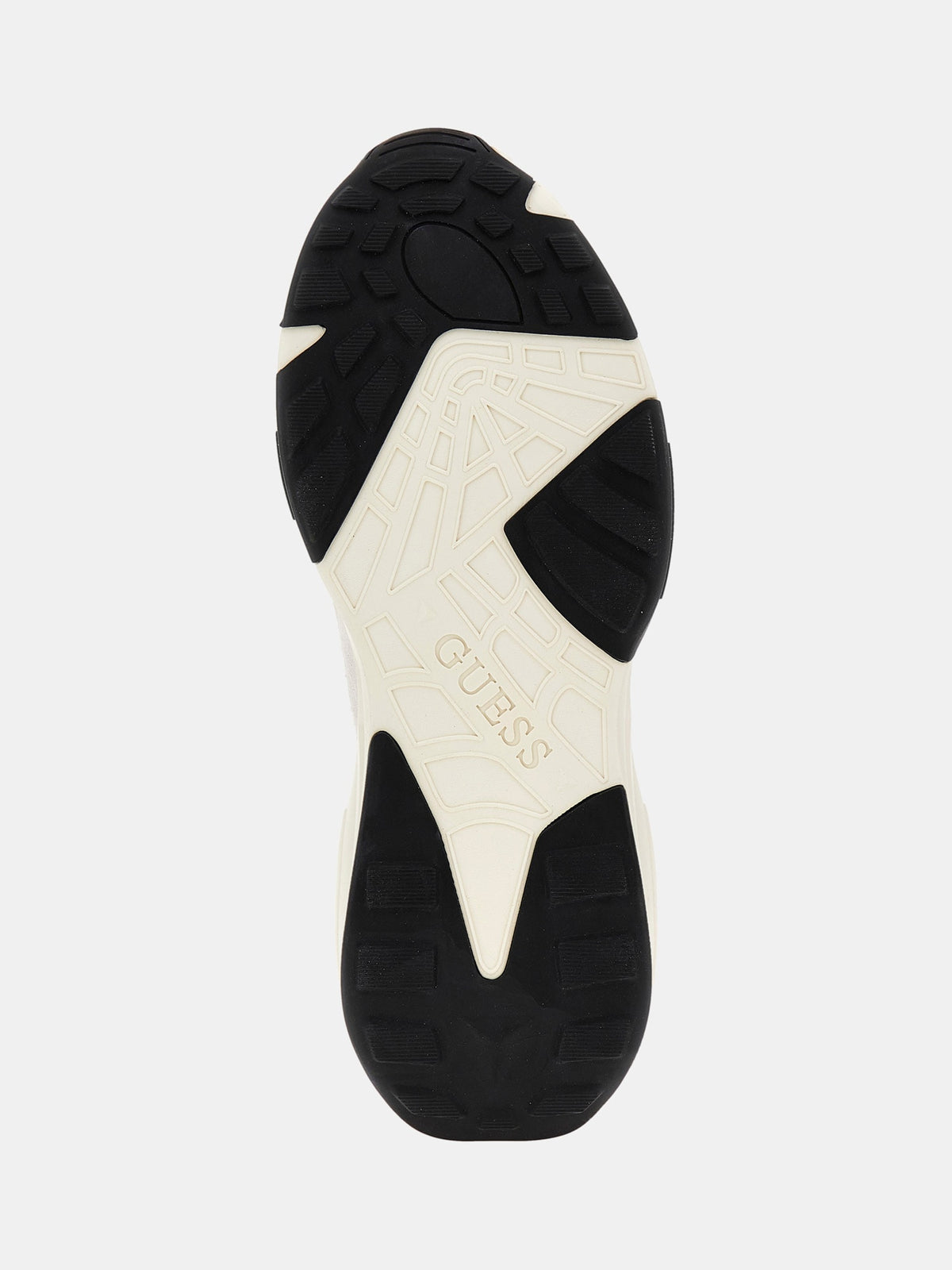Valencia leather-blend running shoe
