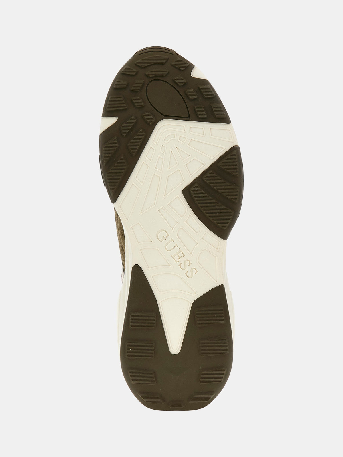 Valencia suede-blend running shoe