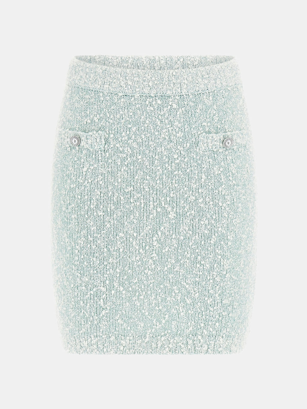 Bouclé mini sweater skirt