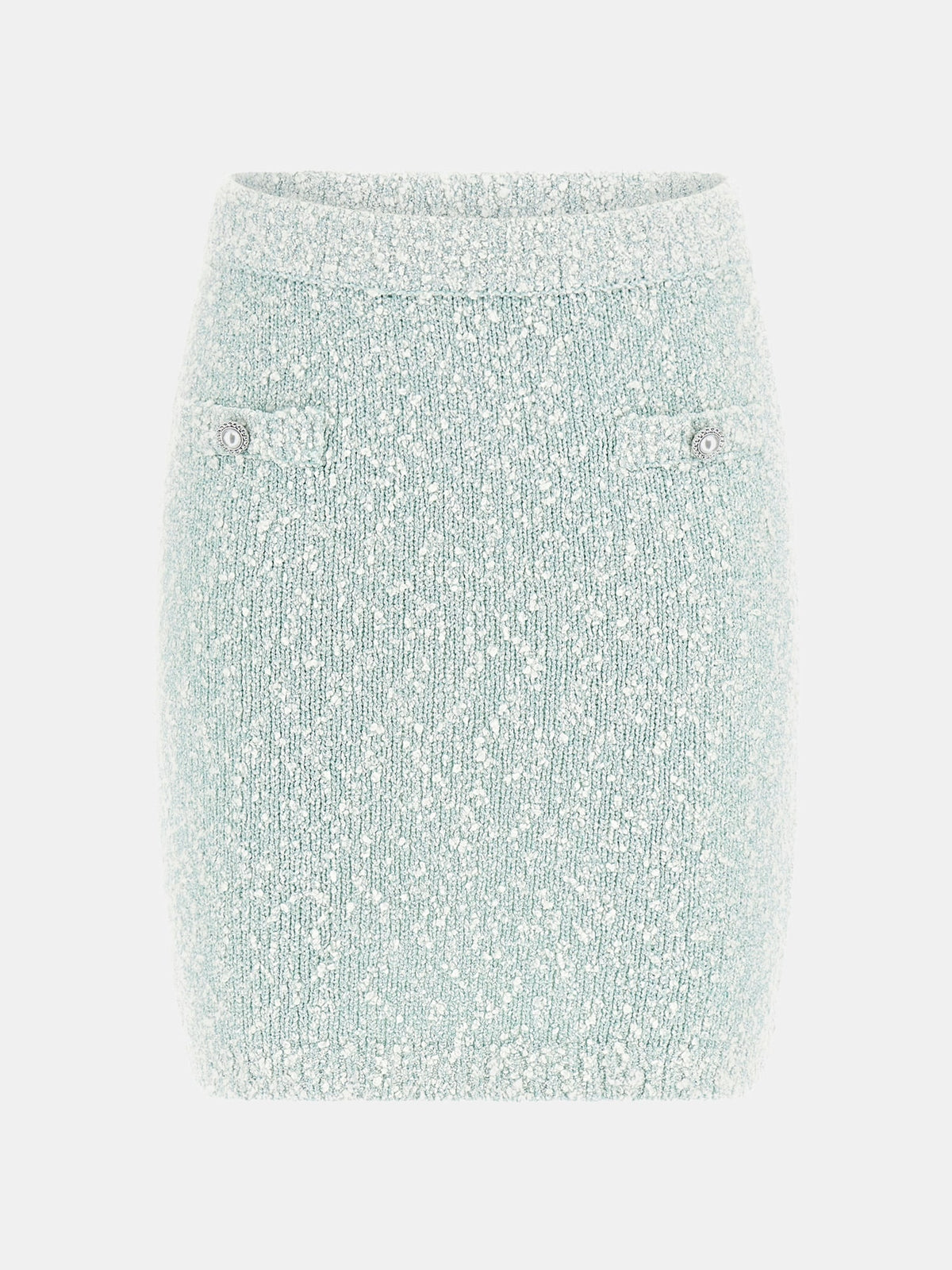 Bouclé mini sweater skirt