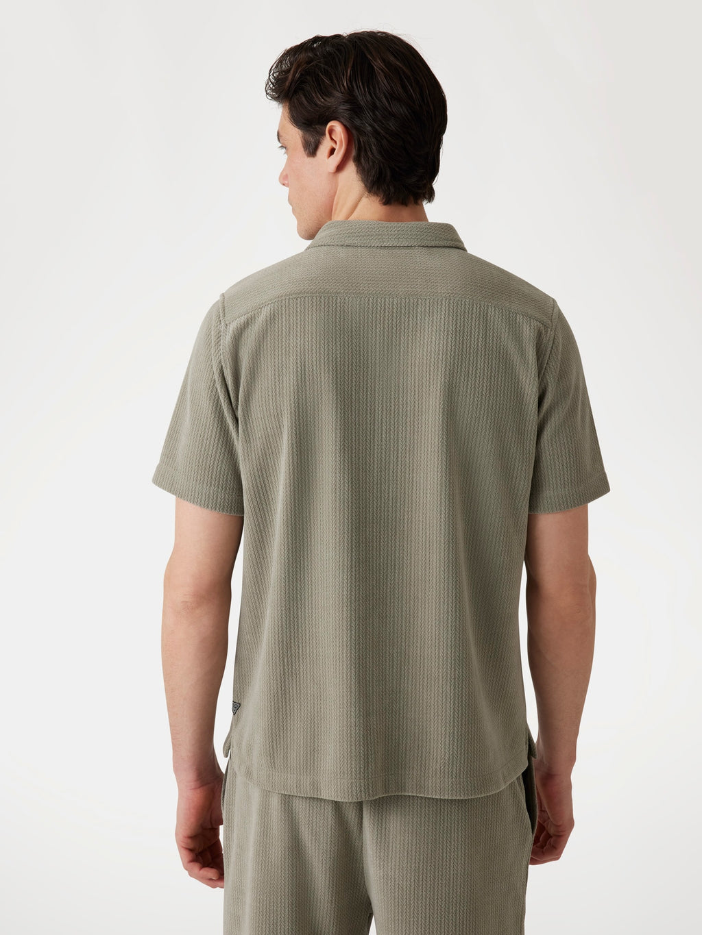 Textured knit shirt