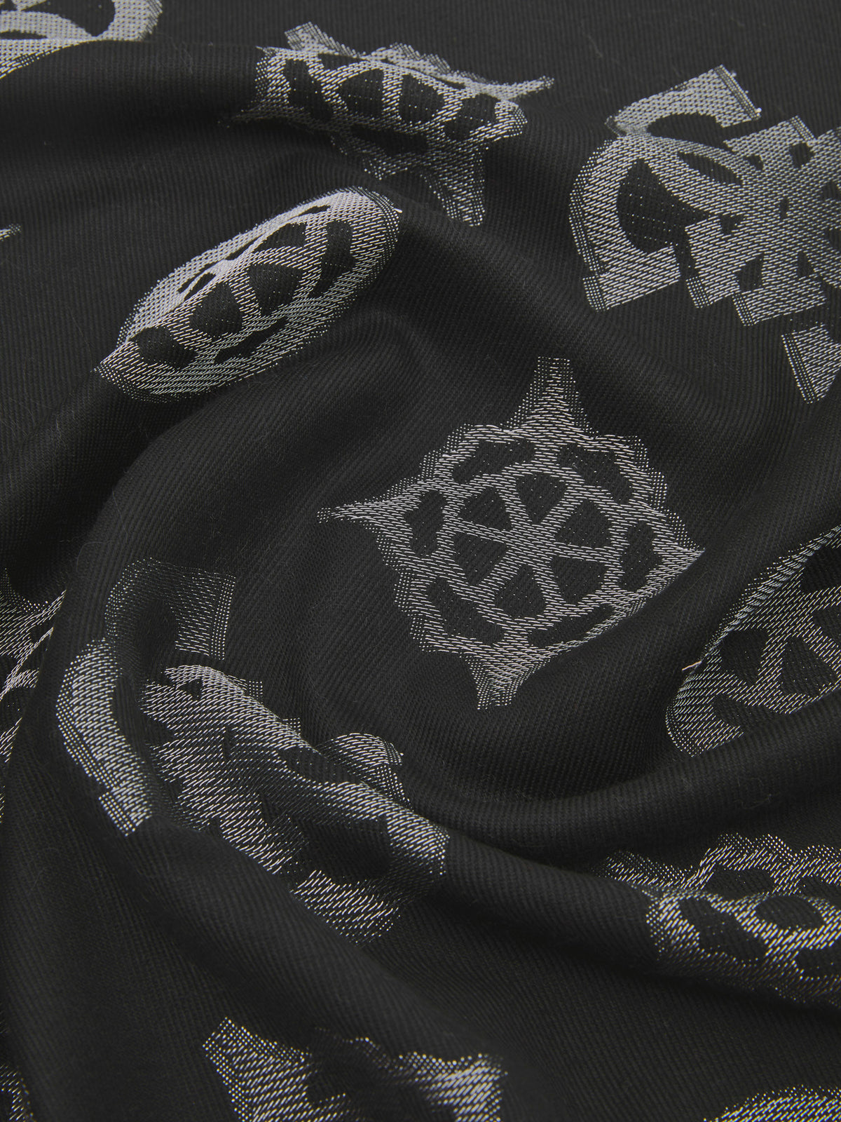 4G peony logo scarf