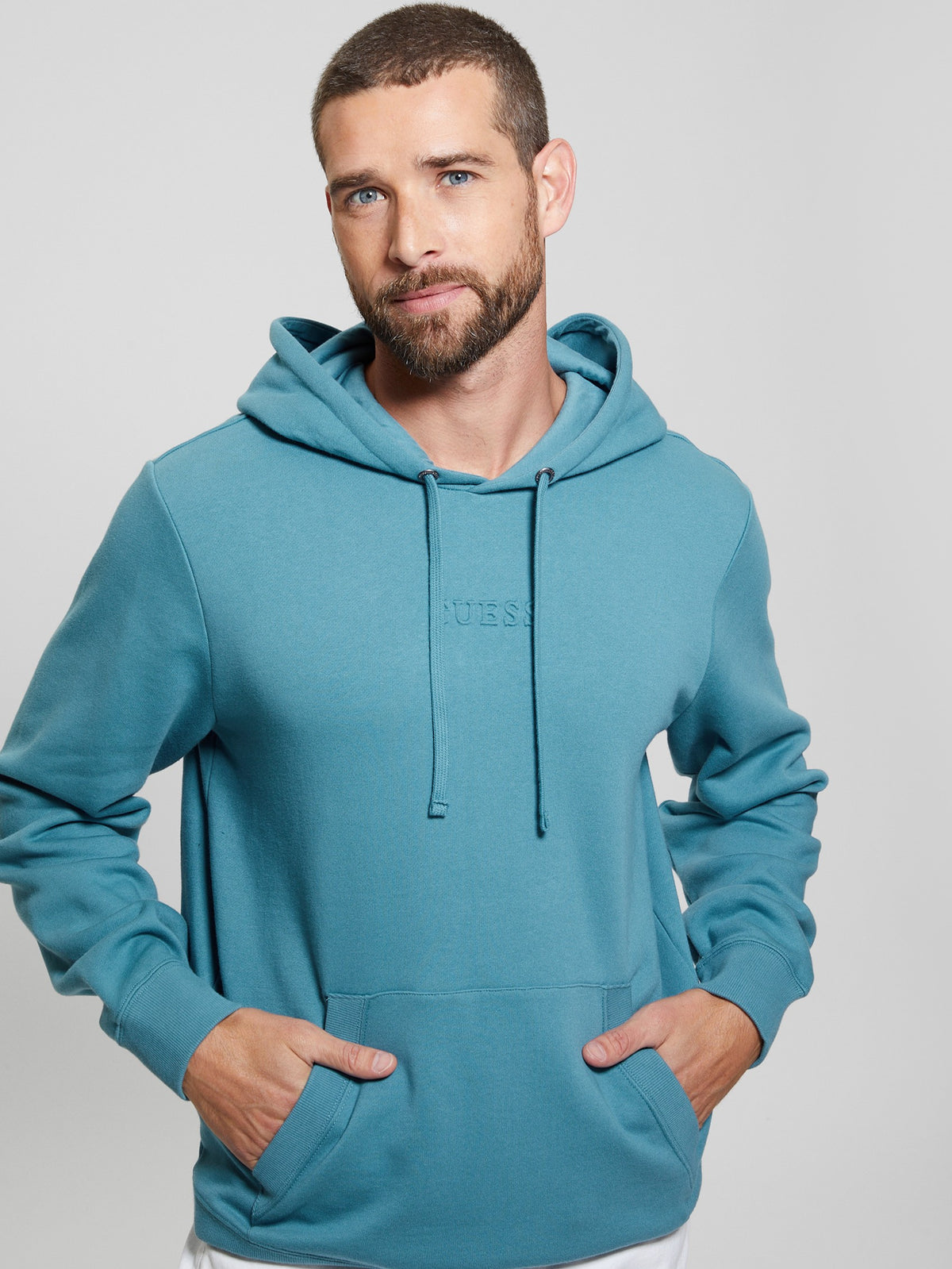 Eco Roy Embossed GUESS Hoodie