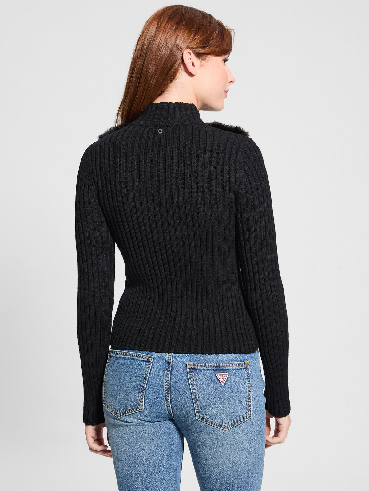 Eco Mila Faux-Fur Zipped Cardigan