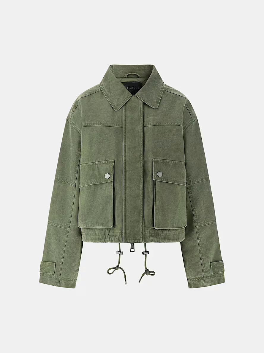 Cropped field jacket