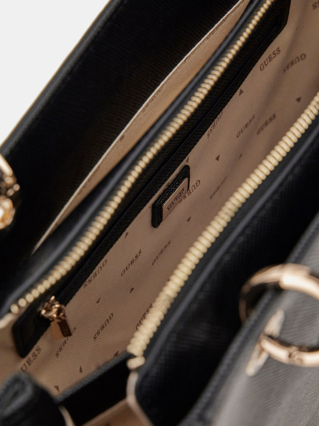 Noelle Saffiano leather shopper