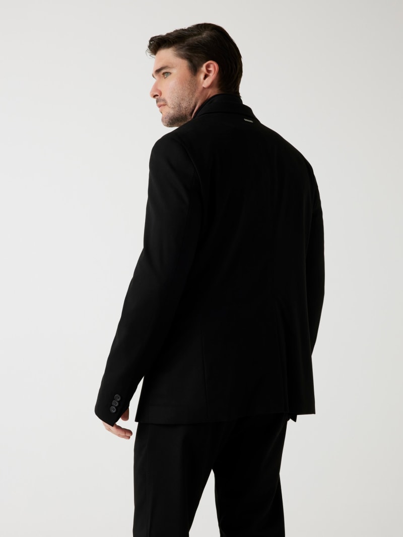 Wool-blend blazer