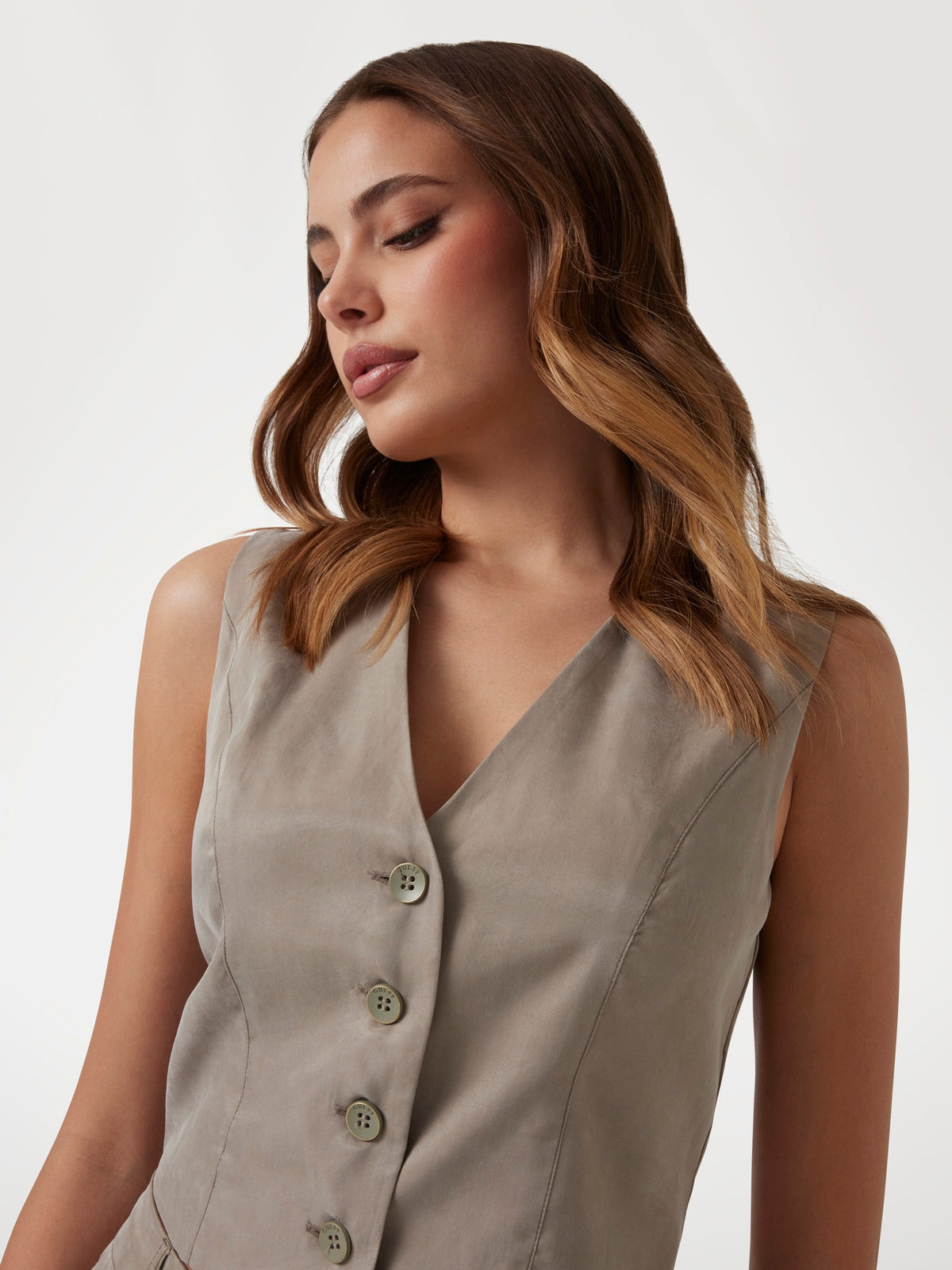 Twill vest