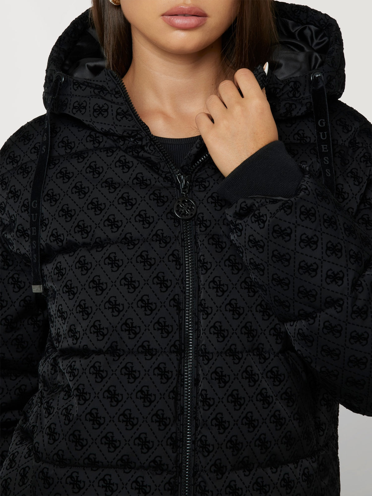 4G logo puffer