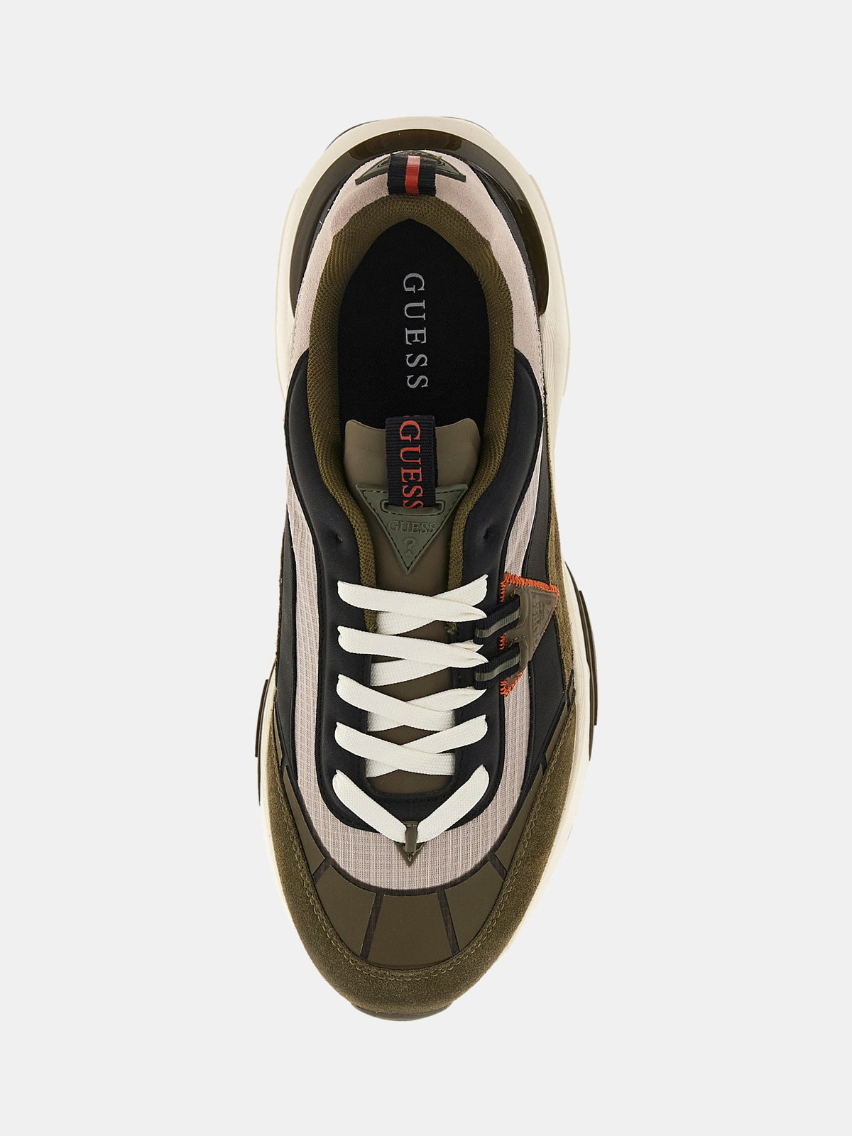 Valencia suede-blend running shoe