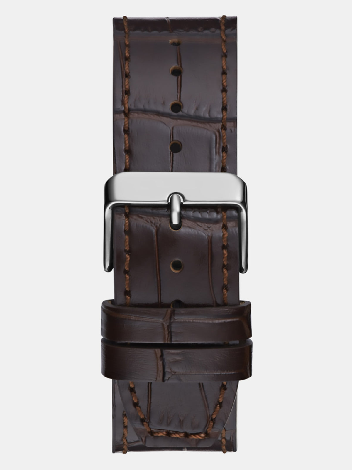 Multi-function watch in genuine leather