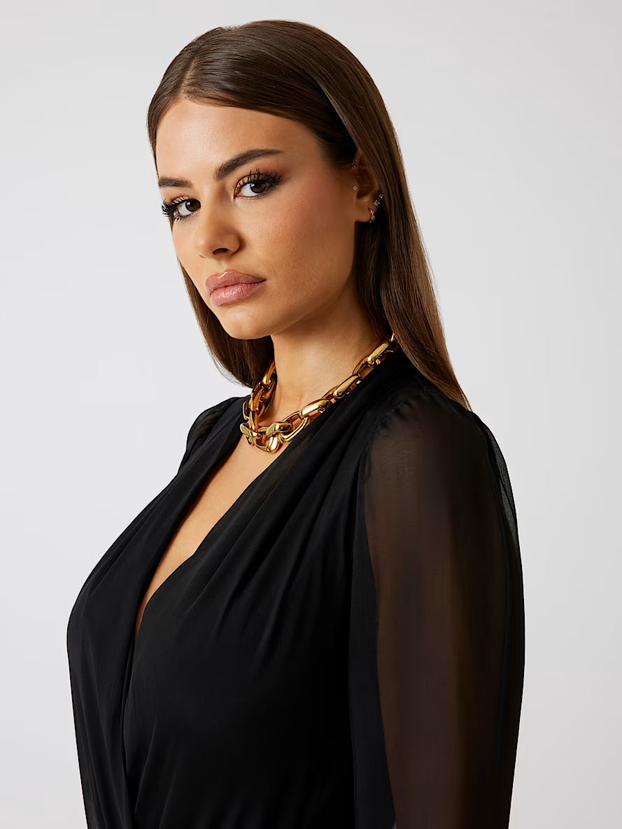 Marciano silk bodysuit