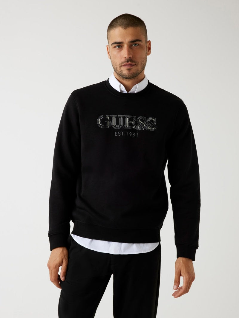 Embroidered logo sweatshirt