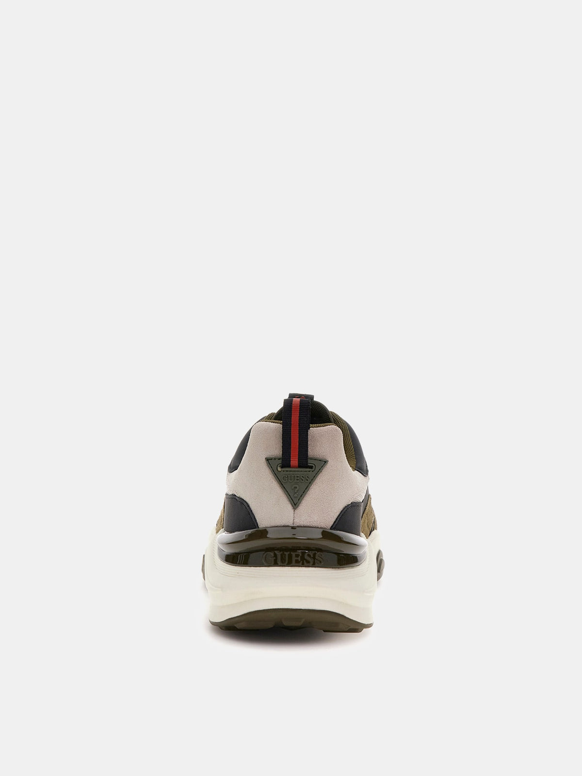 Valencia suede-blend running shoe