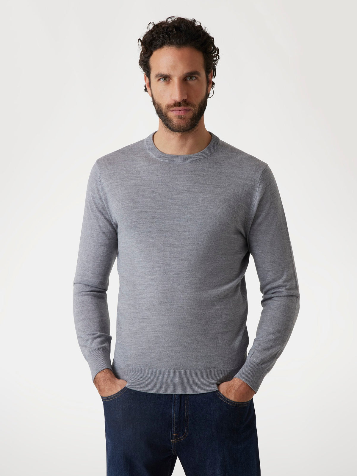 Wool pullover sweater