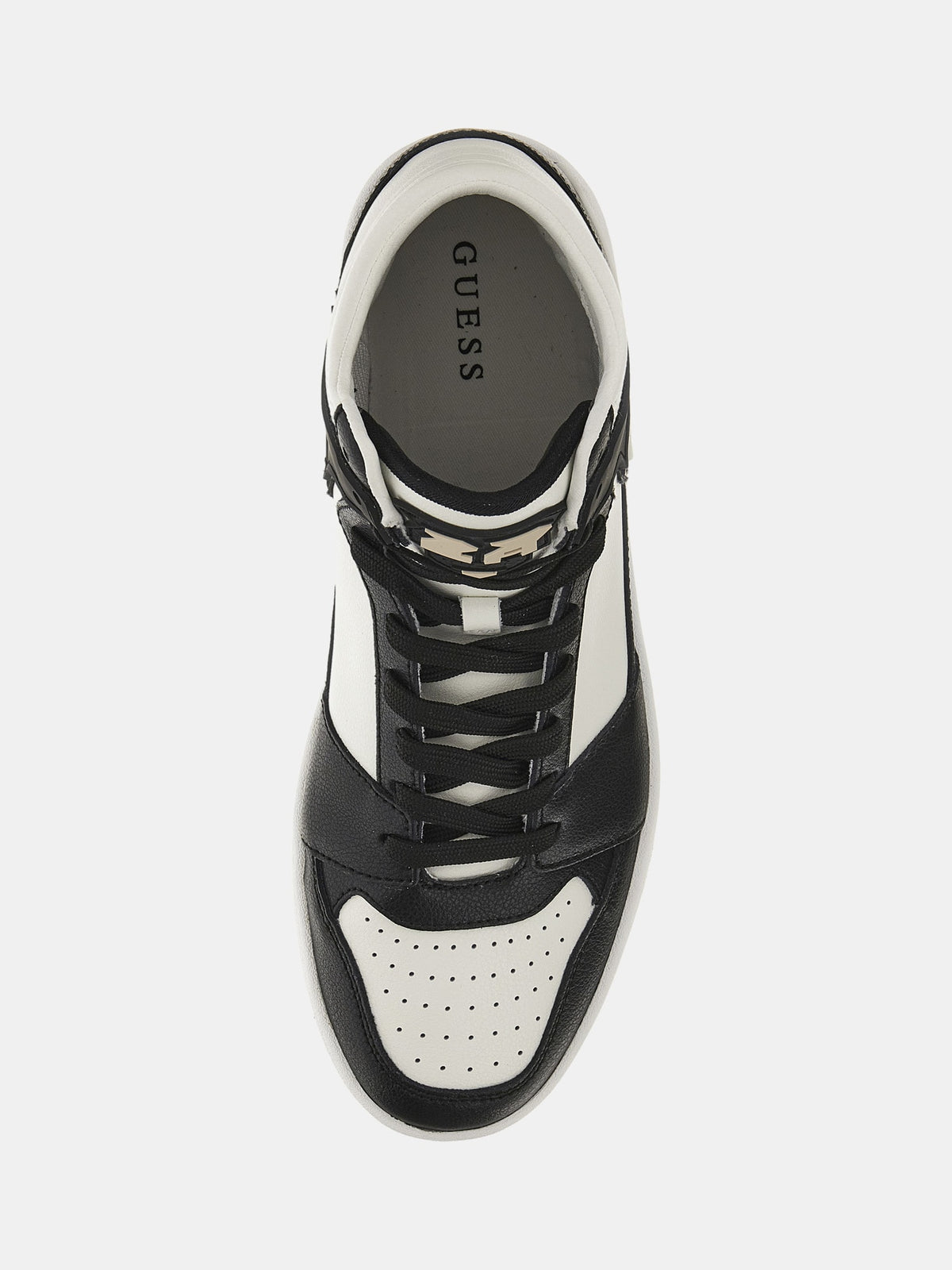 Sava Mid mixed-leather high-top sneakers