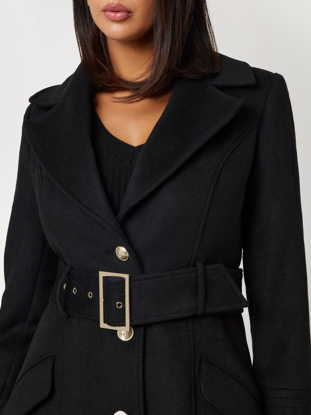 Marciano wool blend coat