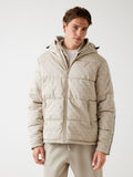 4G hooded puffer jacket