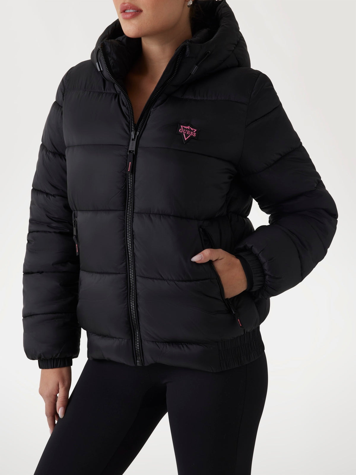 Water repellent puffer jacket