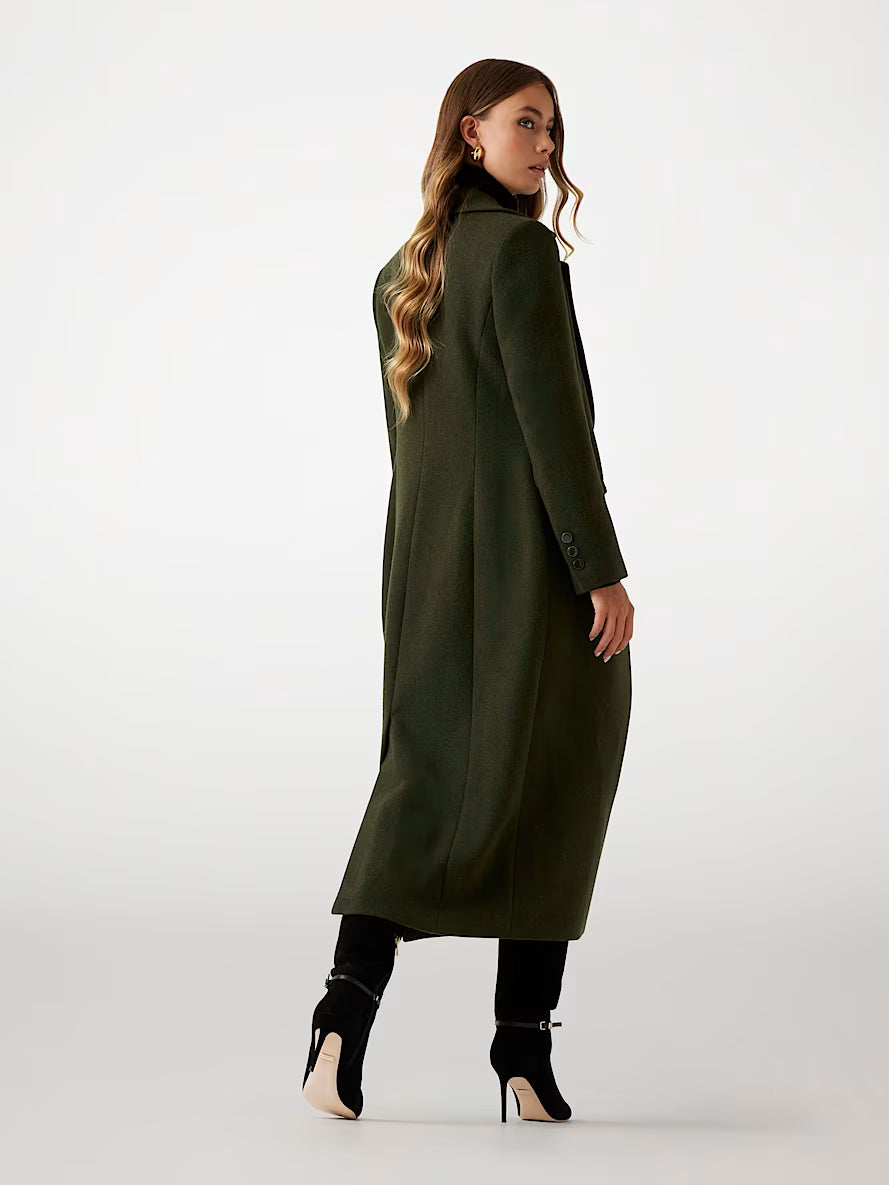 Wool-blend coat
