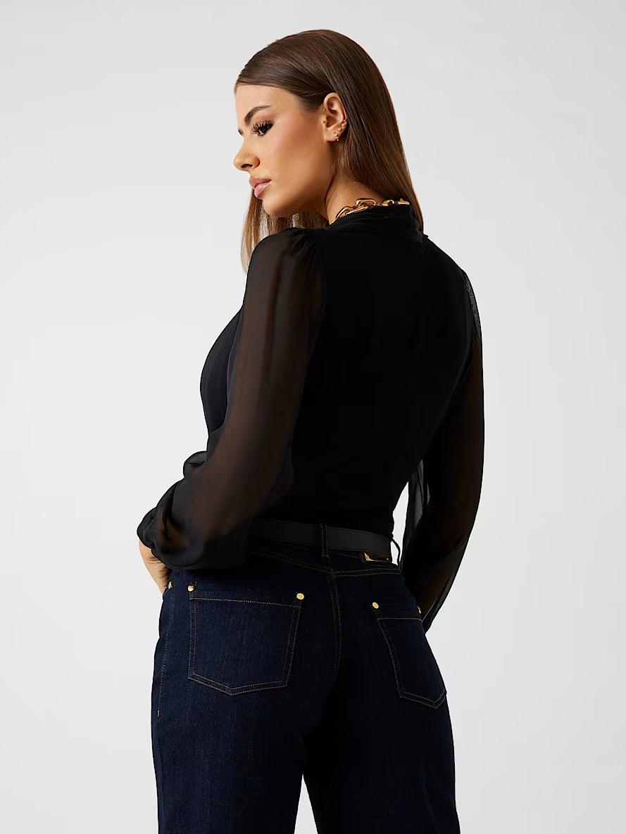 Marciano silk bodysuit