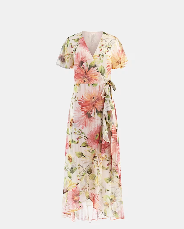 Floral print long dress