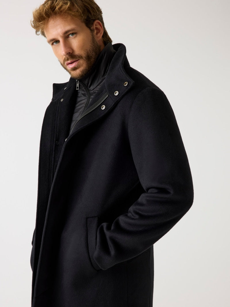 Wool blend coat