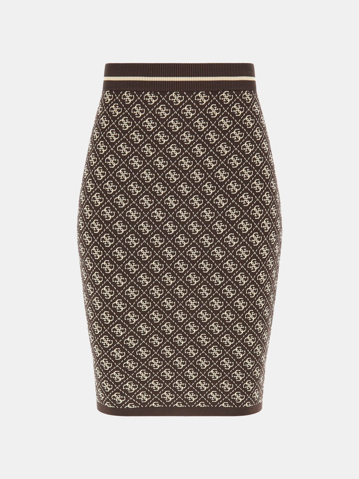 4G logo sweater midi skirt